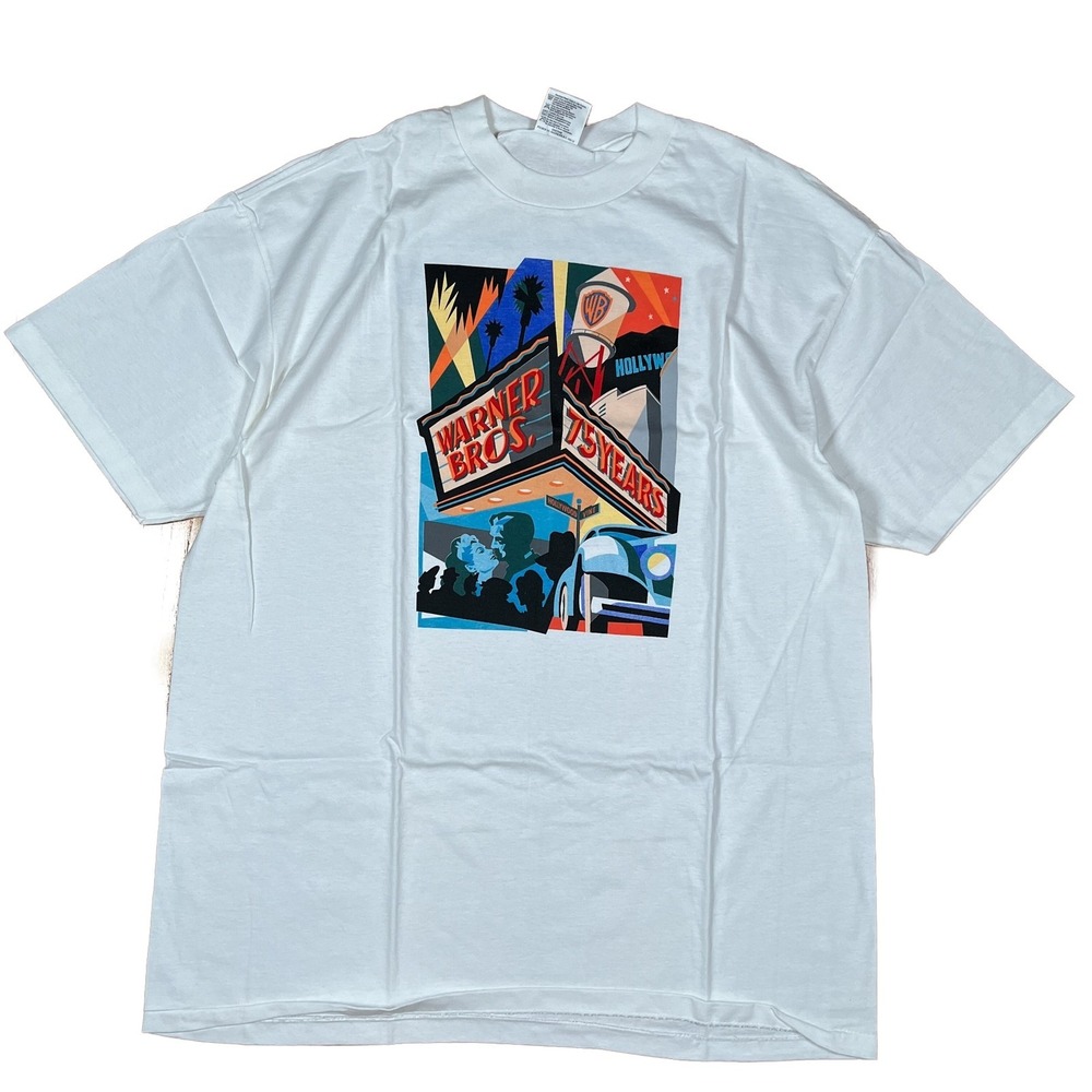 Warner Bros 75 Years Festival of Classics T-Shirt Vintage 90s XL Deadstock
